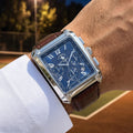 Santa Barbara Polo & Racquet Club Legend Dark Brown Genuine Leather Watch for Men SB.1.10550-3