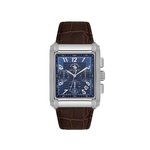 Santa Barbara Polo & Racquet Club Legend Dark Brown Genuine Leather Watch for Men SB.1.10550-3 - Daniel Klein Saudi Arabia