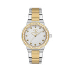 Santa Barbara Polo & Racquet Club Silver and Gold Stainless Steel Watch for Women SB.1.10552-3