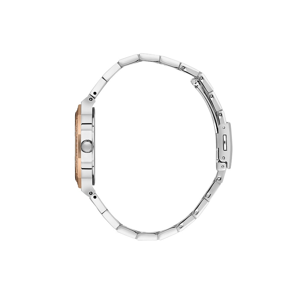 Santa Barbara Polo & Racquet Club Silver and Rose Gold Stainless Steel Watch for Women SB.1.10552-5