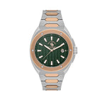 Santa Barbara Polo & Racquet Club Silver and Rose Gold Stainless Steel Watch for Men SB.1.10557-4