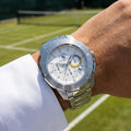 Santa Barbara Polo & Racquet Club Legend Silver Stainless Steel Watch for Men SB.1.10561-1