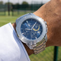 Santa Barbara Polo & Racquet Club Legend Silver Stainless Steel Watch for Men SB.1.10561-3