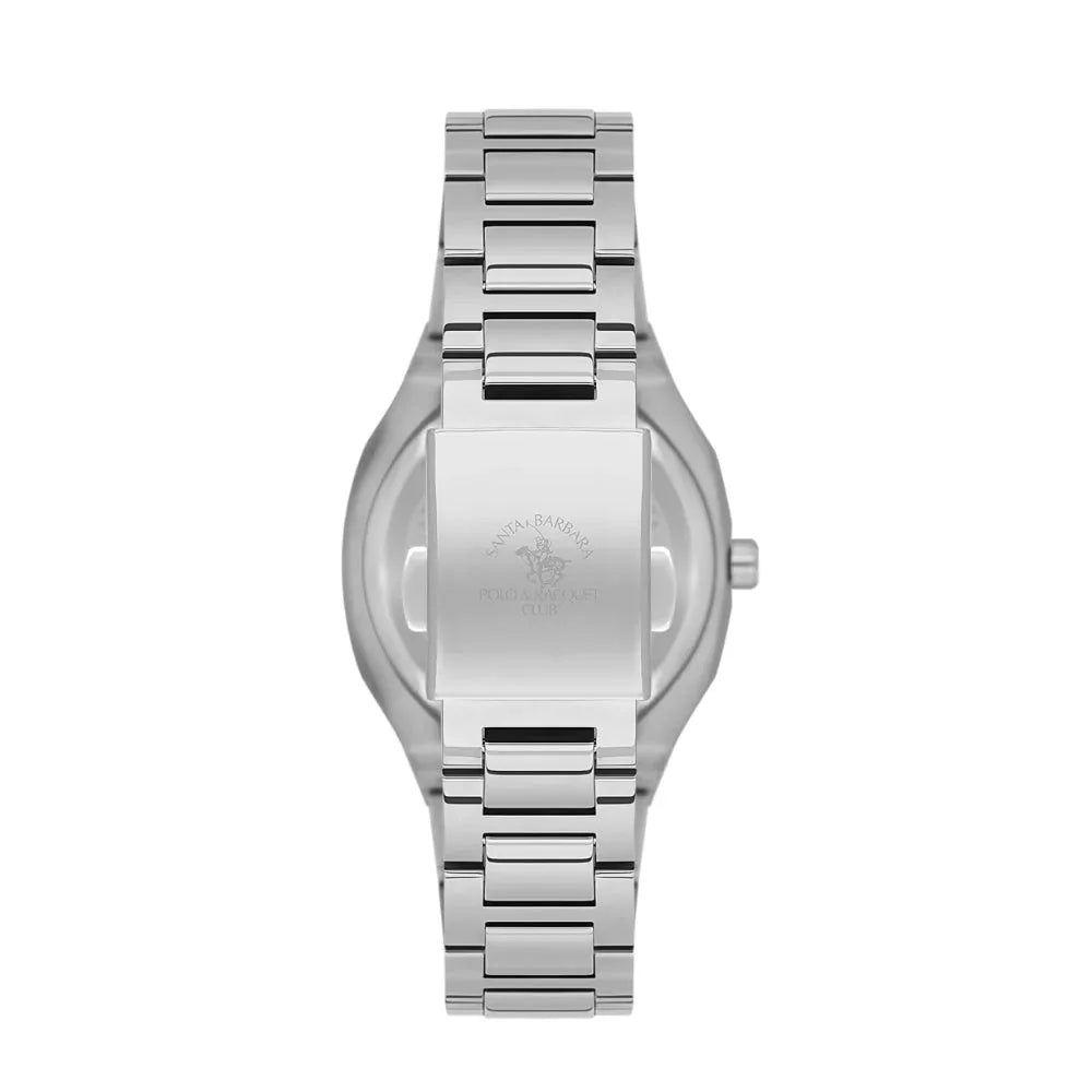 Santa Barbara Polo & Racquet Club Silver Stainless Steel Watch for Women SB.1.10625-7 - Daniel Klein Saudi Arabia