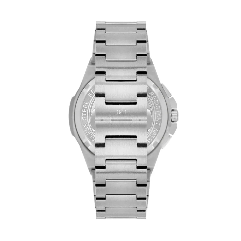 Santa Barbara Polo & Racquet Club Silver Stainless Steel Watch for Men SB.1.10633-1 - Daniel Klein Saudi Arabia