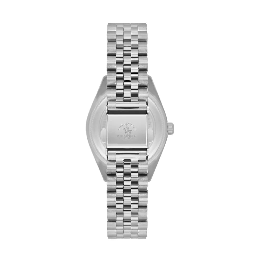 Santa Barbara Polo & Racquet Club Silver Stainless Steel Watch for Women SB.1.10643-1 - Daniel Klein Saudi Arabia
