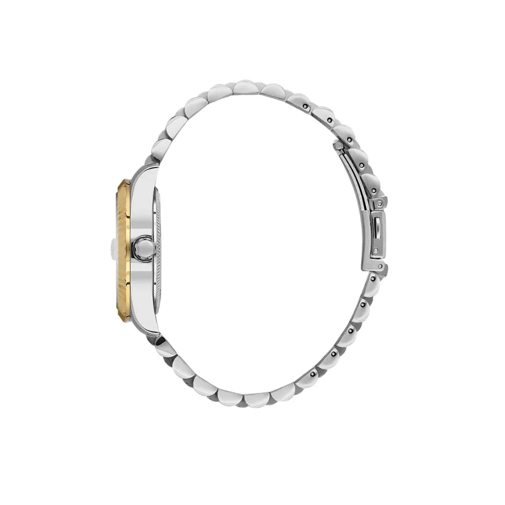 Santa Barbara Polo & Racquet Club Silver and Gold Stainless Steel Watch for Women SB.1.10643-3 - Daniel Klein Saudi Arabia