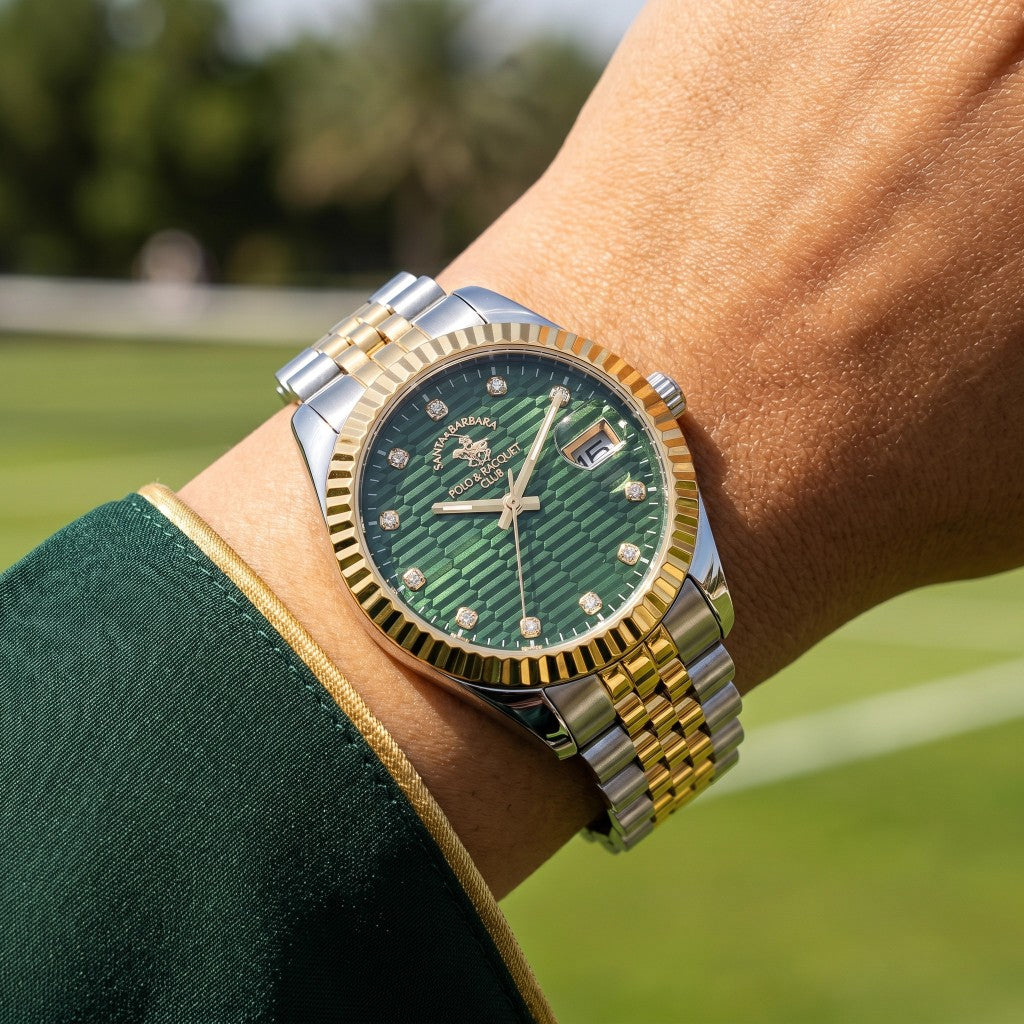 Buy Santa Barbara Polo & Racquet Club Silver and Gold Stainless