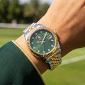 Santa Barbara Polo & Racquet Club Silver and Gold Stainless Steel Watch for Women SB.1.10643-3