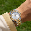 Santa Barbara Polo & Racquet Club Unique Silver and Gold Stainless Steel Watch for Women SB.1.10647-4