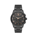 Santa Barbara Polo & Racquet Club Black Stainless Steel Watch for Men SB.1.10648-5