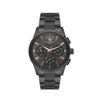 Santa Barbara Polo & Racquet Club Black Stainless Steel Watch for Men SB.1.10648-5