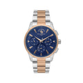 Santa Barbara Polo & Racquet Club Silver and Rose Gold Stainless Steel Watch for Men SB.1.10648-7