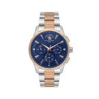 Santa Barbara Polo & Racquet Club Silver and Rose Gold Stainless Steel Watch for Men SB.1.10648-7