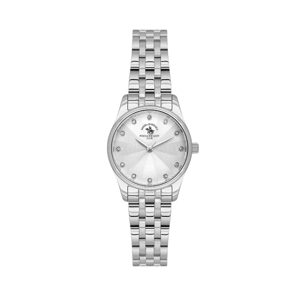 Santa Barbara Polo & Racquet Club Unique Silver Stainless Steel Watch for Women SB.1.10649-1 - Daniel Klein Saudi Arabia