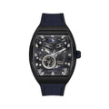 Santa Barbara Polo & Racquet Club Dark Blue Genuine Leather Watch for Men SB.1.10650-3