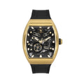 Santa Barbara Polo & Racquet Club Black Genuine Leather Watch for Men SB.1.10650-4