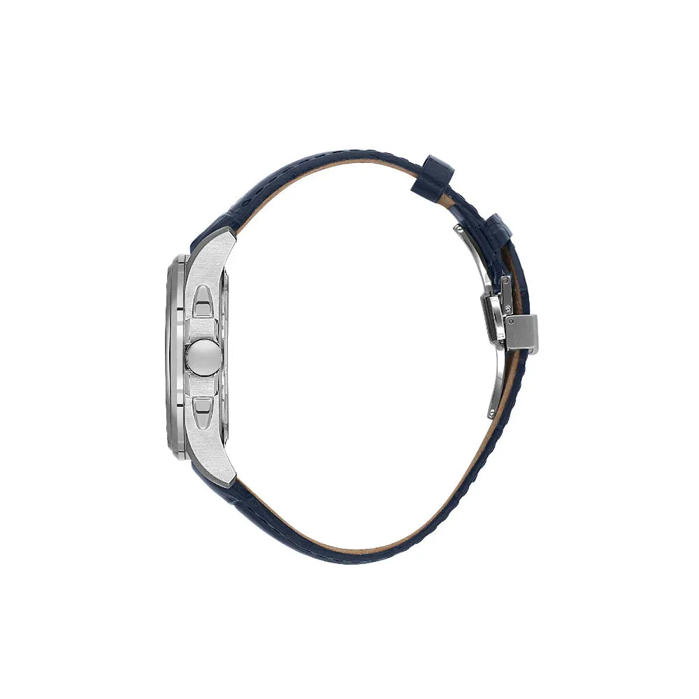 Santa Barbara Polo & Racquet Club Legend Dark Blue Genuine Leather Watch for Men SB.1.10652-3 - Daniel Klein Saudi Arabia