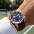Santa Barbara Polo & Racquet Club Legend Dark Brown Genuine Leather Watch for Men SB.1.10652-7