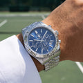 Santa Barbara Polo & Racquet Club Legend Silver Stainless Steel Watch for Men SB.1.10653-3
