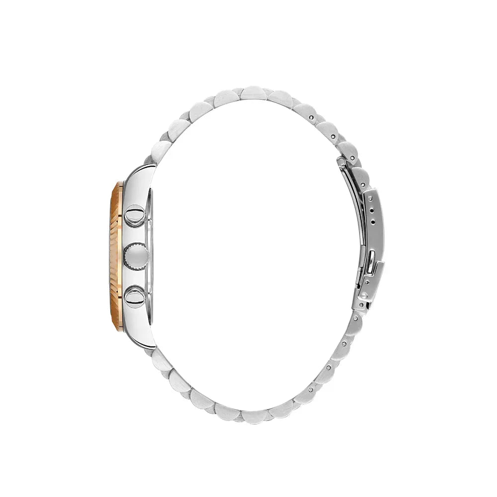 Santa Barbara Polo & Racquet Club Legend Silver and Rose Gold Stainless Steel Watch for Men SB.1.10653-6 - Daniel Klein Saudi Arabia