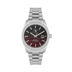 Santa Barbara Polo & Racquet Club Silver Stainless Steel Watch for Men SB.1.10654-4