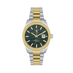 Santa Barbara Polo & Racquet Club Silver and Gold Stainless Steel Watch for Men SB.1.10654-5