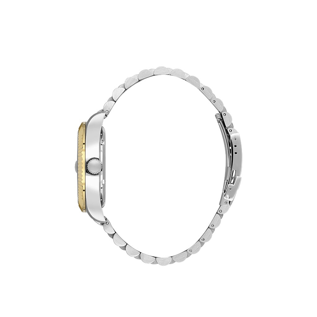 Santa Barbara Polo & Racquet Club Silver and Gold Stainless Steel Watch for Men SB.1.10654-5