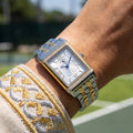 Santa Barbara Polo & Racquet Club Unique Silver and Gold Stainless Steel Watch for Women SB.1.10655-4