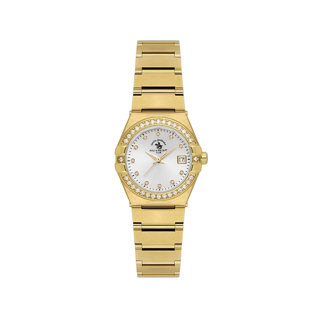 Santa Barbara Polo & Racquet Club Gold Stainless Steel Watch for Women SB.1.10656-2