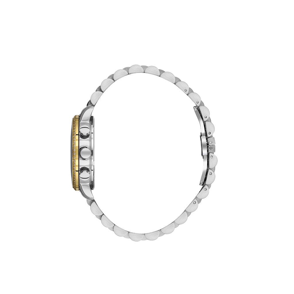 Santa Barbara Polo & Racquet Club Silver and Gold Stainless Steel Watch for Women SB.1.10657-4