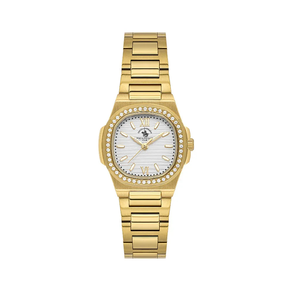 Santa Barbara Polo & Racquet Club Unique Gold Stainless Steel Watch for Women SB.1.10658-2 - Daniel Klein Saudi Arabia