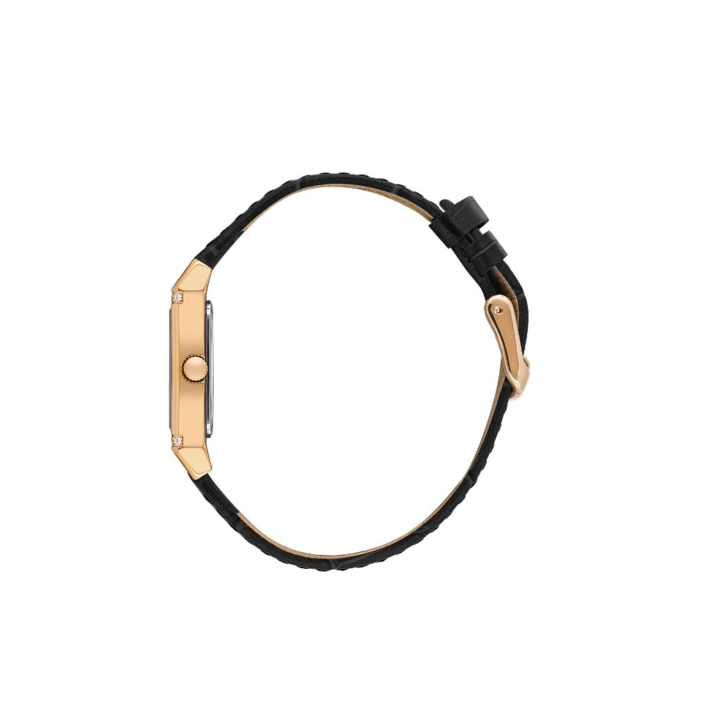 Santa Barbara Polo & Racquet Club Black Genuine Leather Watch for Women SB.1.10660-5