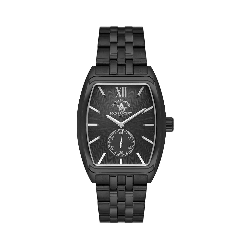 Santa Barbara Polo & Racquet Club Noble Black Stainless Steel Watch for Men SB.1.10661-5 - Daniel Klein Saudi Arabia