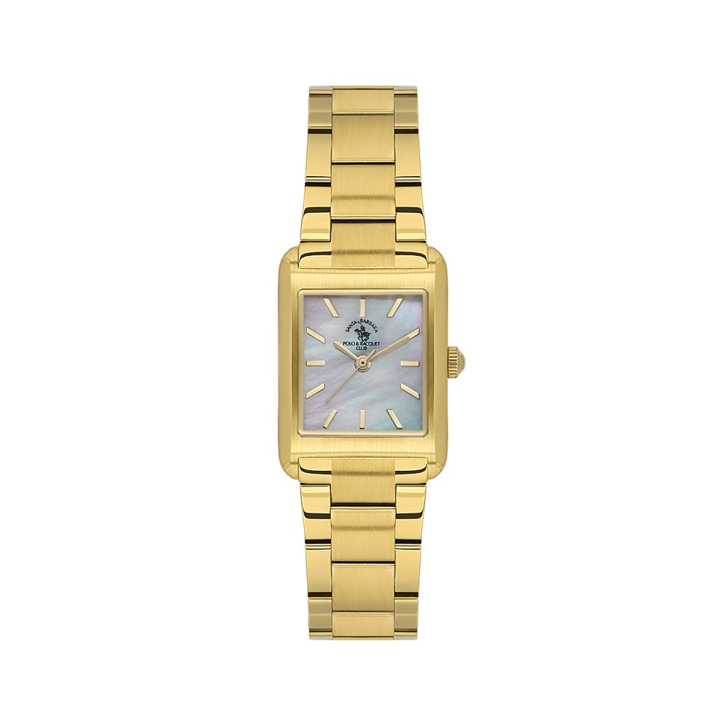 Santa Barbara Polo & Racquet Club Gold Stainless Steel Watch for Women SB.1.10663-3