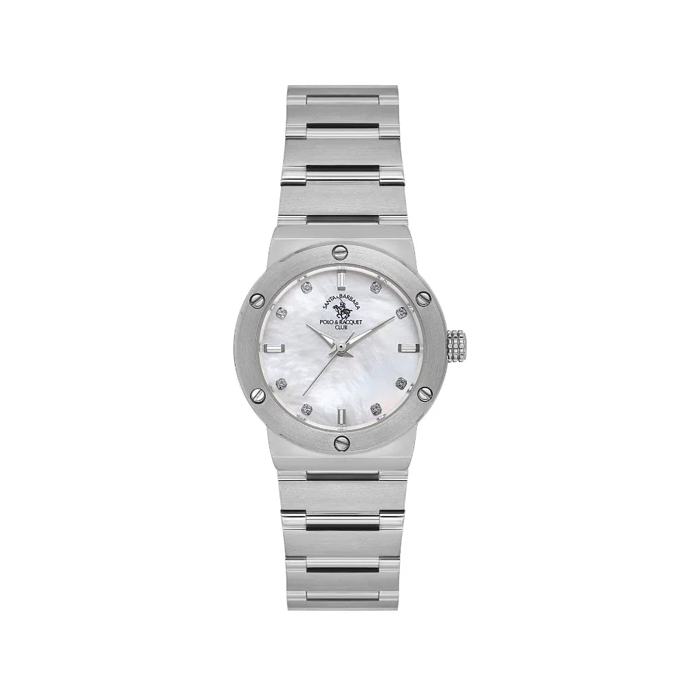 Santa Barbara Polo & Racquet Club Unique Silver Stainless Steel Watch for Women SB.1.10664-1 - Daniel Klein Saudi Arabia