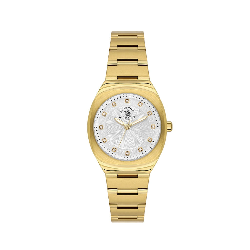 Santa Barbara Polo & Racquet Club Gold Stainless Steel Watch for Women SB.1.10665-2