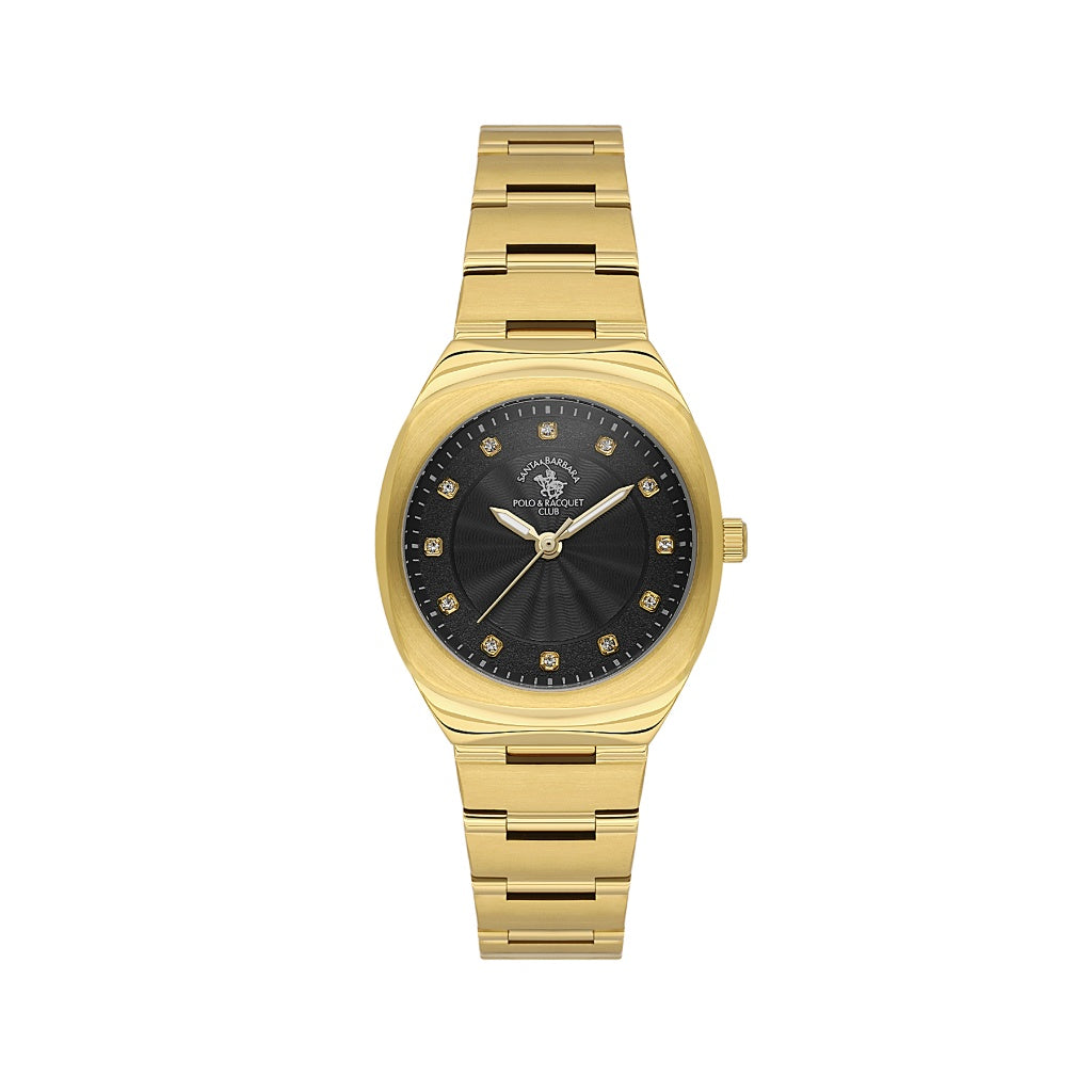 Santa Barbara Polo & Racquet Club Gold Stainless Steel Watch for Women SB.1.10665-3