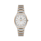 Santa Barbara Polo & Racquet Club Silver and Rose Gold Stainless Steel Watch for Women SB.1.10665-6