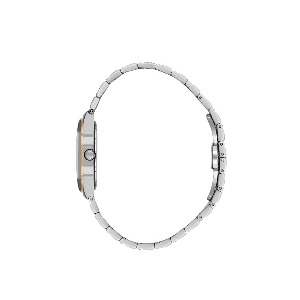 Santa Barbara Polo & Racquet Club Silver and Rose Gold Stainless Steel Watch for Women SB.1.10665-6