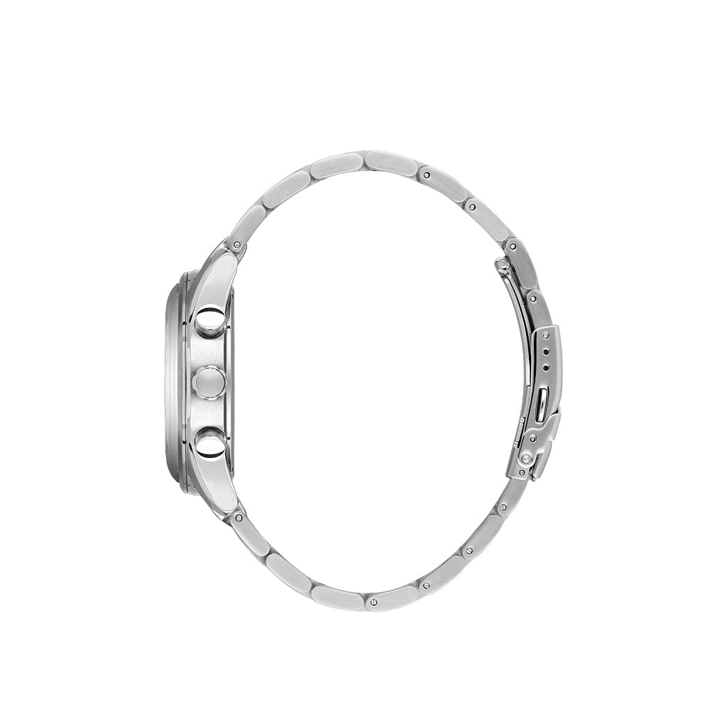 Santa Barbara Polo & Racquet Club Silver Stainless Steel Watch for Men SB.1.10666-3