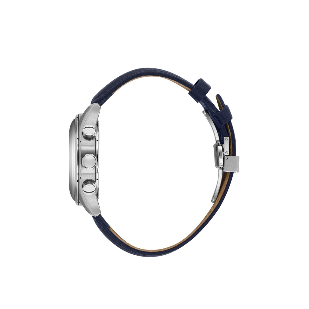 Santa Barbara Polo & Racquet Club Dark Blue Genuine Leather Watch for Men SB.1.10667-2