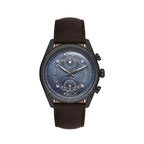 Santa Barbara Polo & Racquet Club Dark Brown Genuine Leather Watch for Men SB.1.10667-4