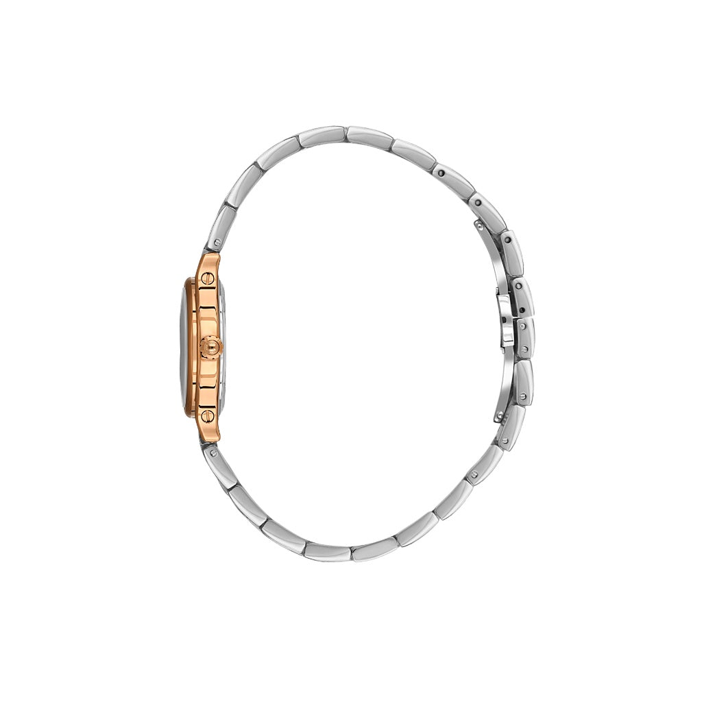 Santa Barbara Polo & Racquet Club Silver and Rose Gold Stainless Steel Watch for Women SB.1.10668-5