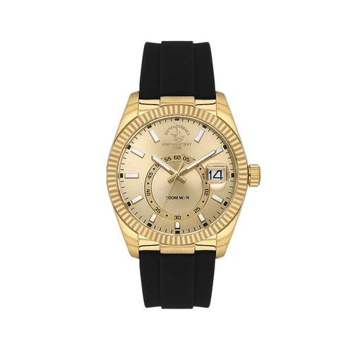 Santa Barbara Polo & Racquet Club Legend Black Stainless Steel Watch for Men SB.1.10669-2 - Daniel Klein Saudi Arabia