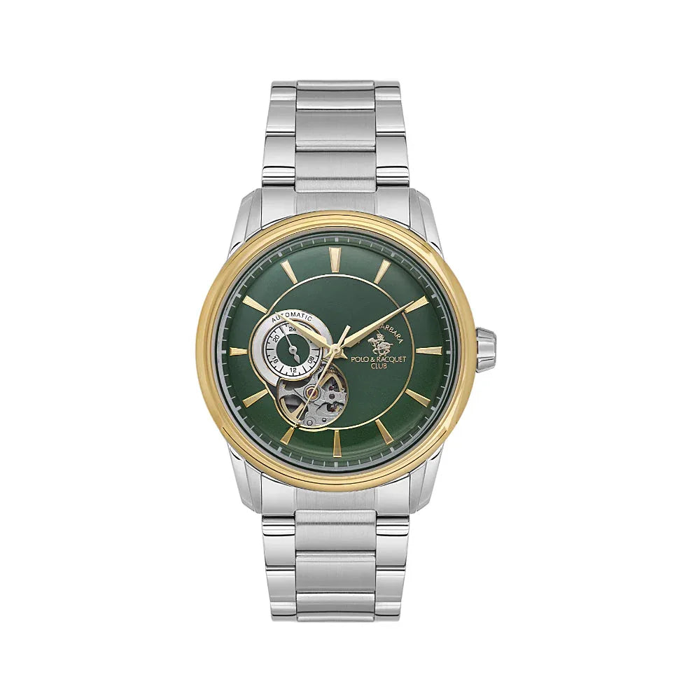 Santa Barbara Polo & Racquet Club Luxury Silver Stainless Steel Watch for Men SB.1.10670-4 - Daniel Klein Saudi Arabia
