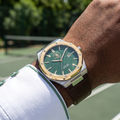 Santa Barbara Polo & Racquet Club Noble Brown Genuine Leather Watch for Men SB.1.10672-4