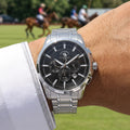 Santa Barbara Polo & Racquet Club Legend Silver Stainless Steel Watch for Men SB.1.10674-1