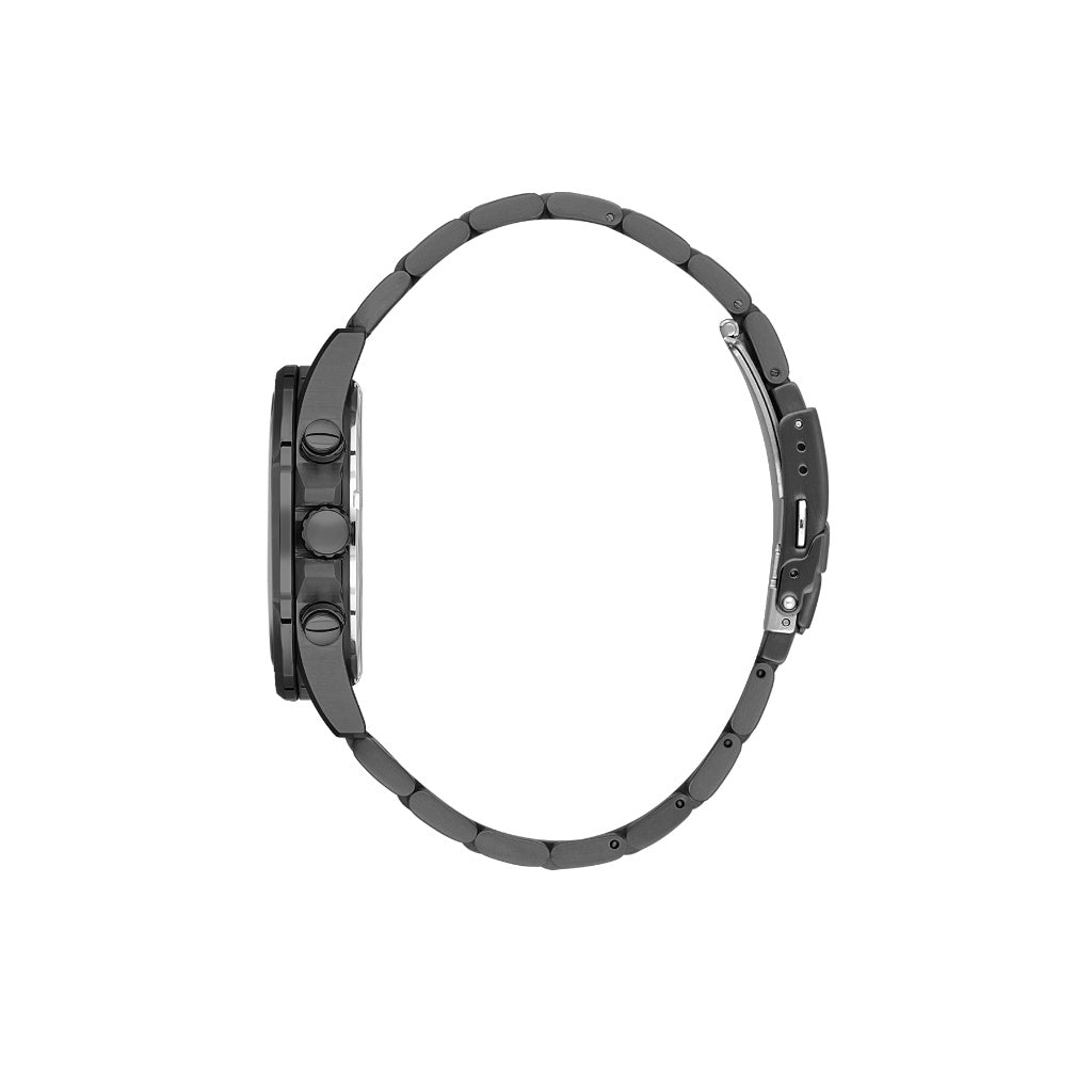 Santa Barbara Polo & Racquet Club Black Stainless Steel Watch for Men SB.1.10675-6