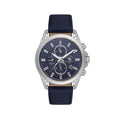 Santa Barbara Polo & Racquet Club Dark Blue Genuine Leather Watch for Men SB.1.10676-2